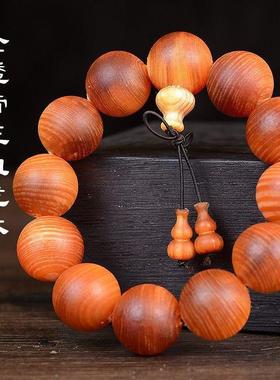 2026帝王血龙木手串20全透光东北沉香松明子手链男女饰品文玩佛珠