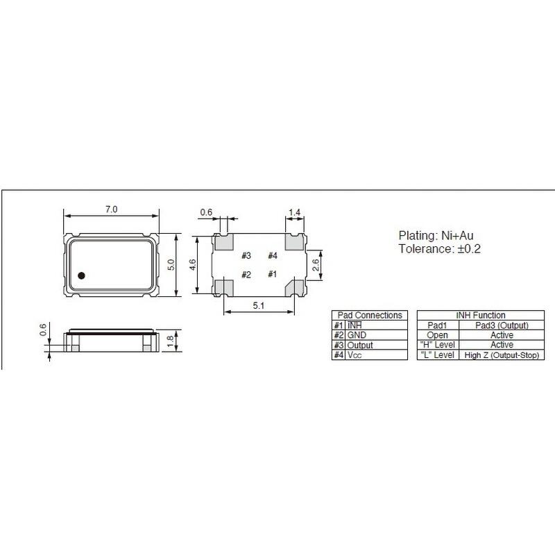 90M 贴片有源晶振 5*7MM   SCO-103  90MHZ   90.000MHZ - 图0