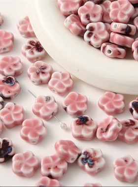 解压声控纯手工摆摊  diy手链项链直孔珠饰品配件珠子散珠