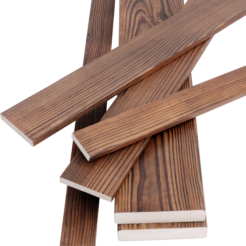 木条木方实木碳化户外防腐长条排骨架床板床撑松木隔断装饰定制 - 图2
