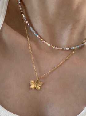 气质小众梦幻粉紫色极光碎银子