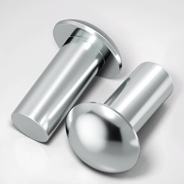 Galvanized semi-circular head solid rivet weighing pounds