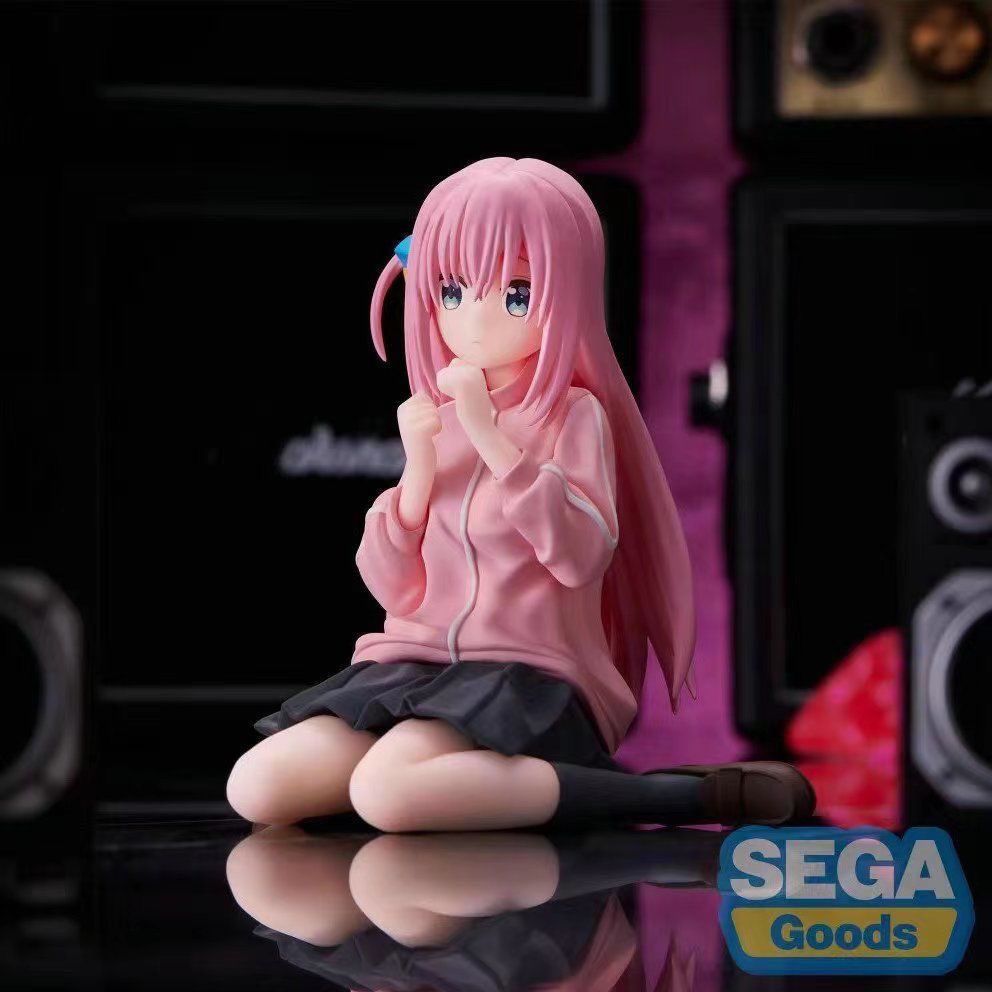 波奇酱后藤孤独摇滚坐姿美少女机箱车载摆件9.9手办潮玩实惠低价 - 图0