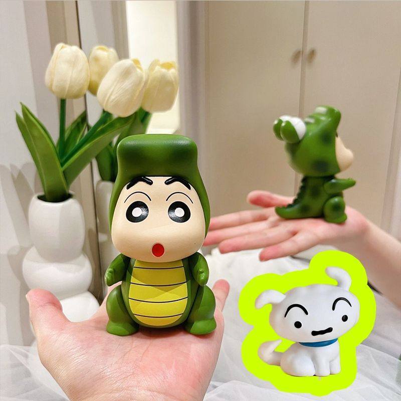 Crayon Shin-chan Cookie Crocodile GK Cute Girls Office Desktop Car Case Ornament Doll Figure Gift