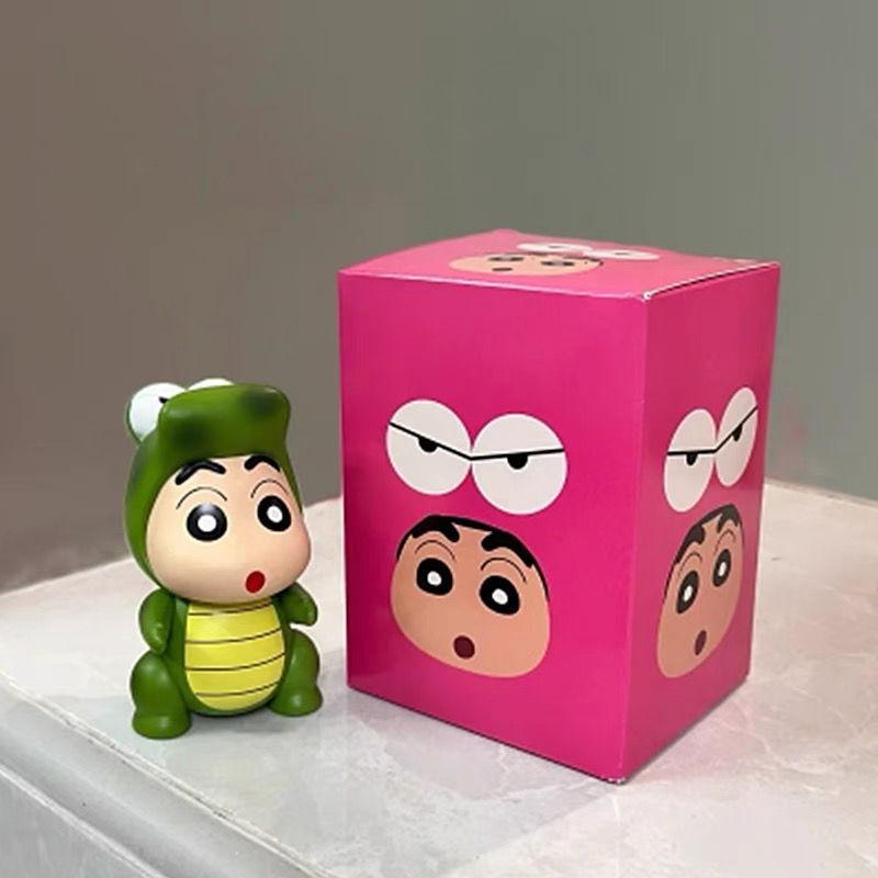 Crocodile Crayon Shin-Chan COS Series Cute Girls Desktop Car Case Ornament Doll Figure Gift