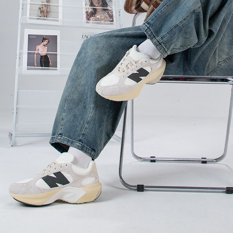 New Balance NB男女鞋2025新款WRPD厚底复古老爹鞋休闲鞋UWRPDMOB - 图1