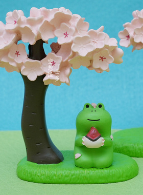 杂货春日猫咪少女心樱花树装饰