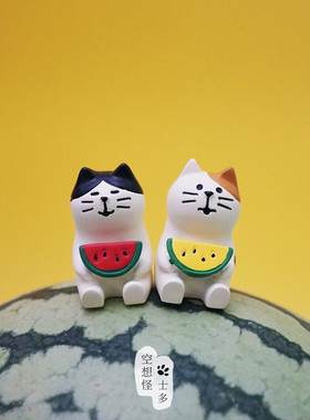 日本可爱少女心萌物文鸟小摆件