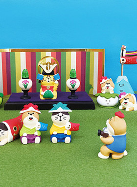 zakka端午男儿节鲤鱼旗日式摆件