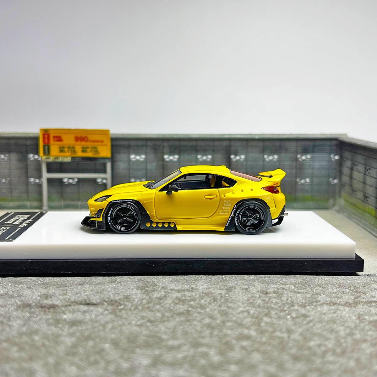 ScaleMini 1:64 丰田GT86火箭兔Rocket Bunny宽体改装版合金车模 - 图0