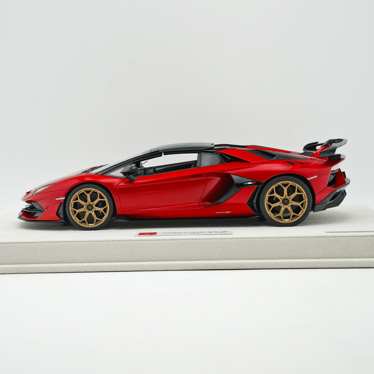 MAKE UP 1:18兰博基尼SVJ敞篷 aventador树脂车模限量收藏摆件-图1