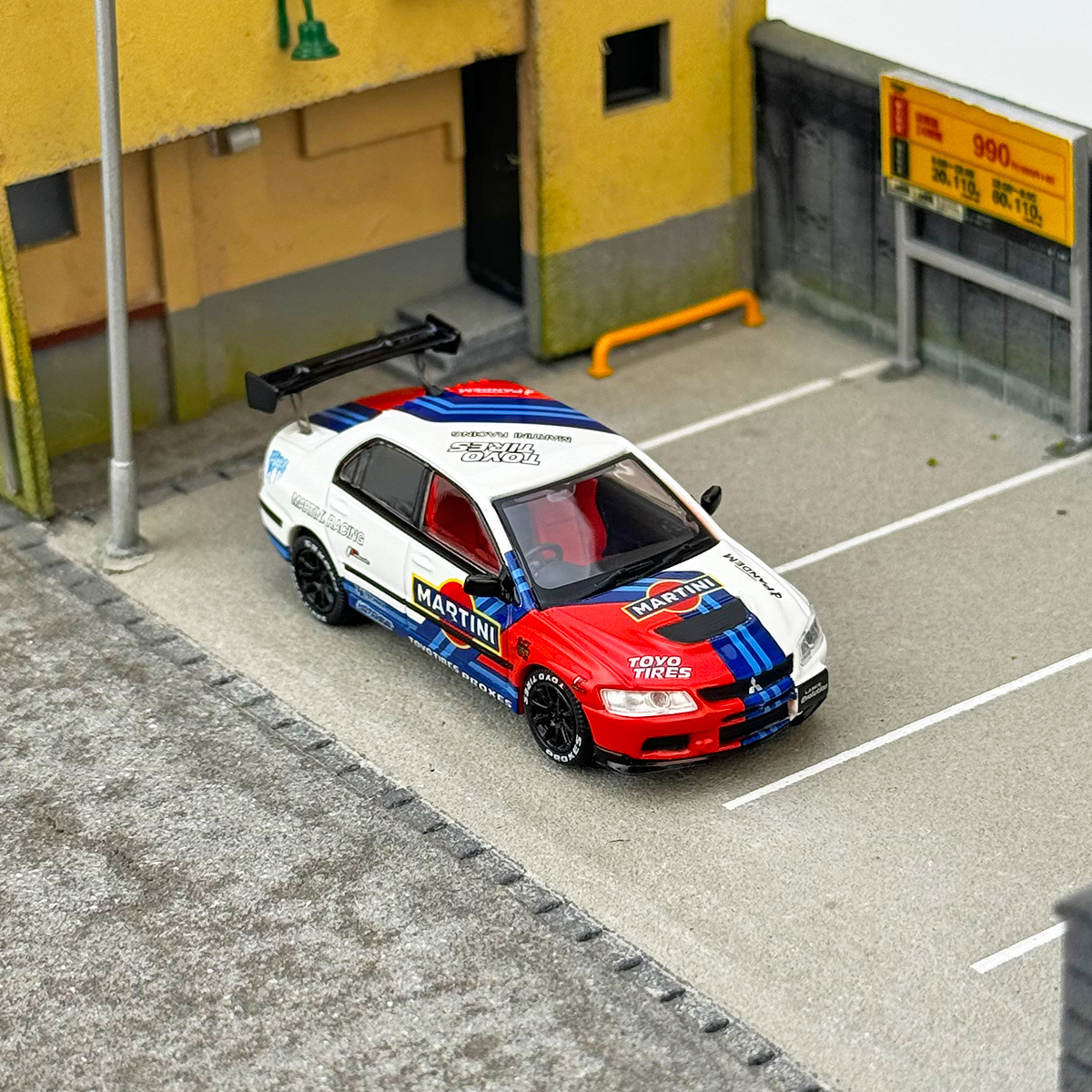 Speed GT1:64蓝瑟 Evolution EVO IX 9代马天尼汽车模型-图1