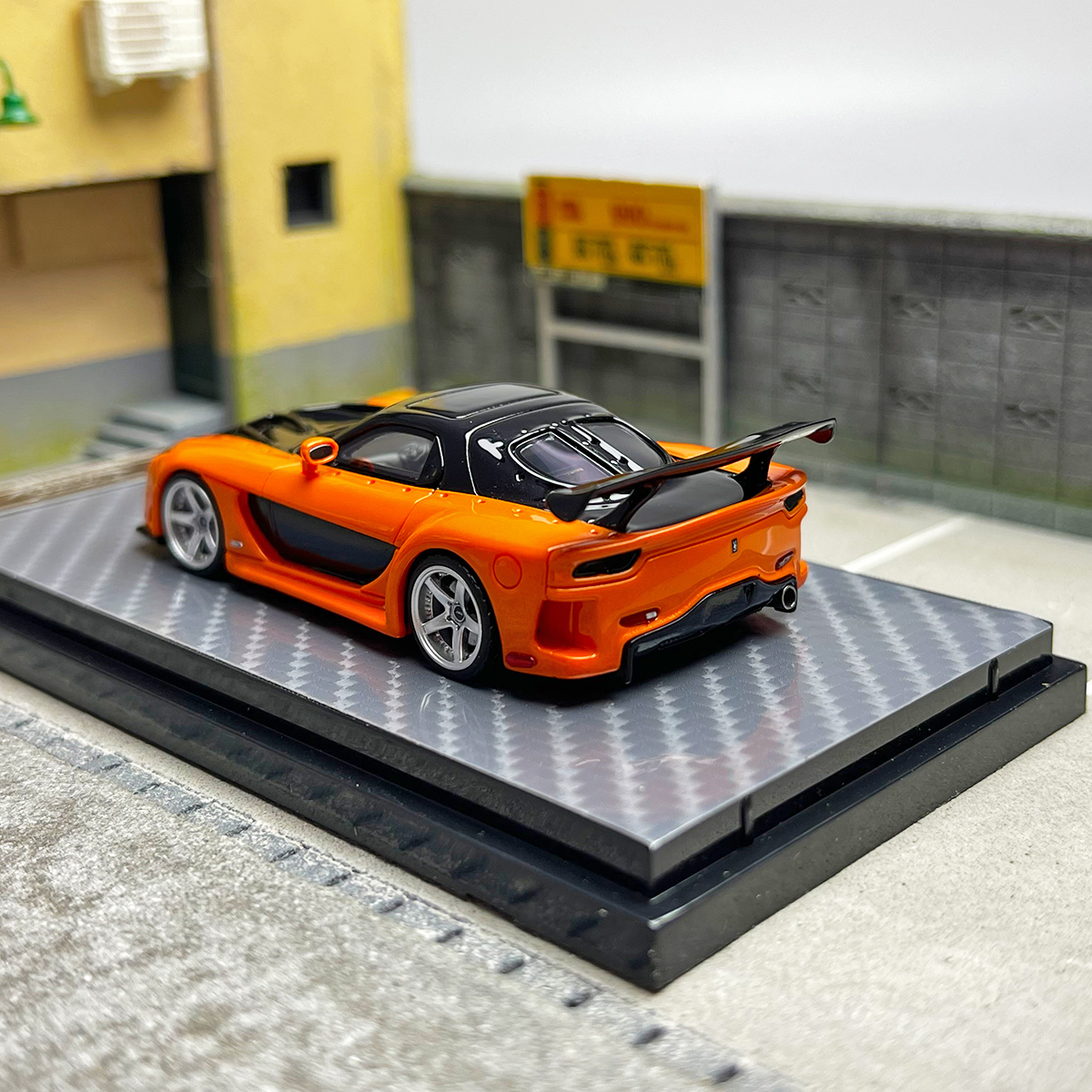 YM Model 1:64房车跑车Veilside模型RX7改装RX-7适用于马自达FD3S - 图2