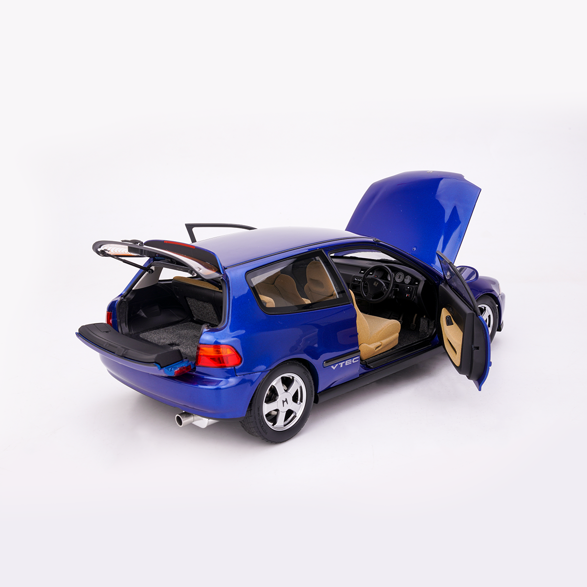 LCD 1:18 本田EG6 SiR(SiRII) 合金全开汽车模型摆件 收藏送礼 - 图2