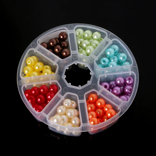 Смешанные бусины с аксессуарами из жемчуга, серьги ручной работы с бусинами, аксессуар для волос, набор материалов, поделки ручной работы