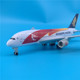 Singapore Airlines aircraft model ornaments with wheels