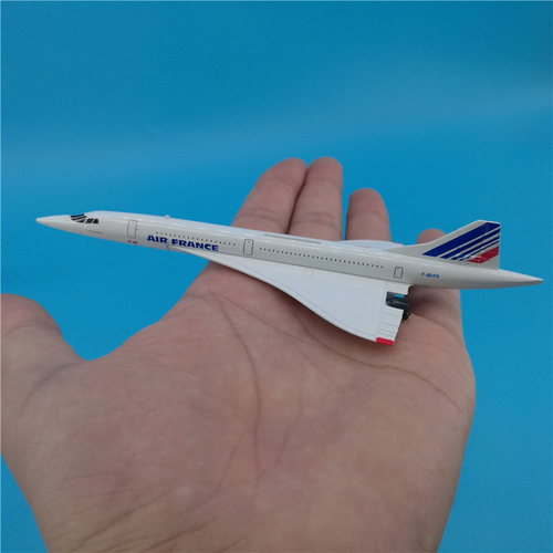 16cm法国航空协和号超音速合金飞机模型礼品摆件收藏 Air France