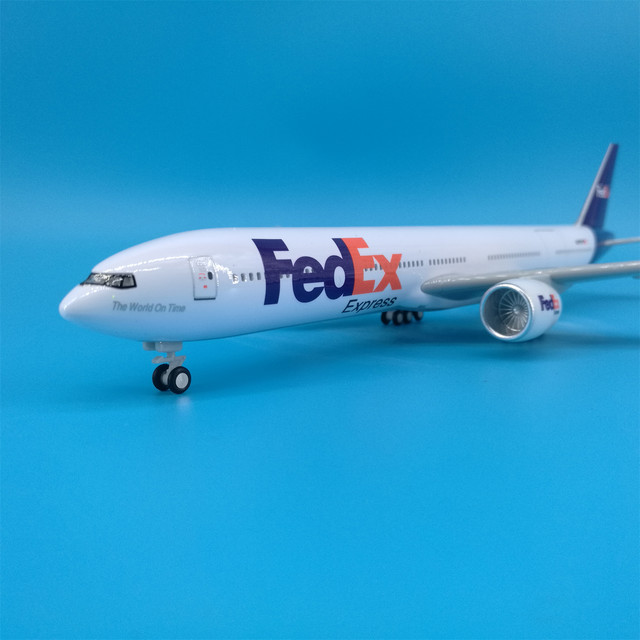 30cm FedEx FedEx airplane model ornament