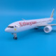 Ethiopian Airlines airplane model ornaments with wheels