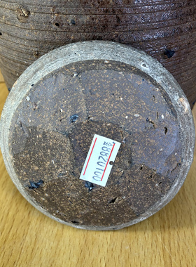 日本进口手工粗陶罐子花瓶花盆水质孤品透气性高茶罐