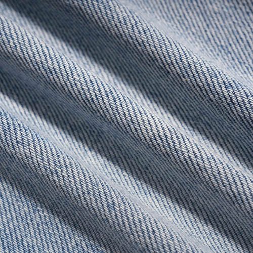 TCH2026春新款烫钻天使之翼高腰显瘦阔腿弯刀牛仔裤女T78A20E1127 - 图1