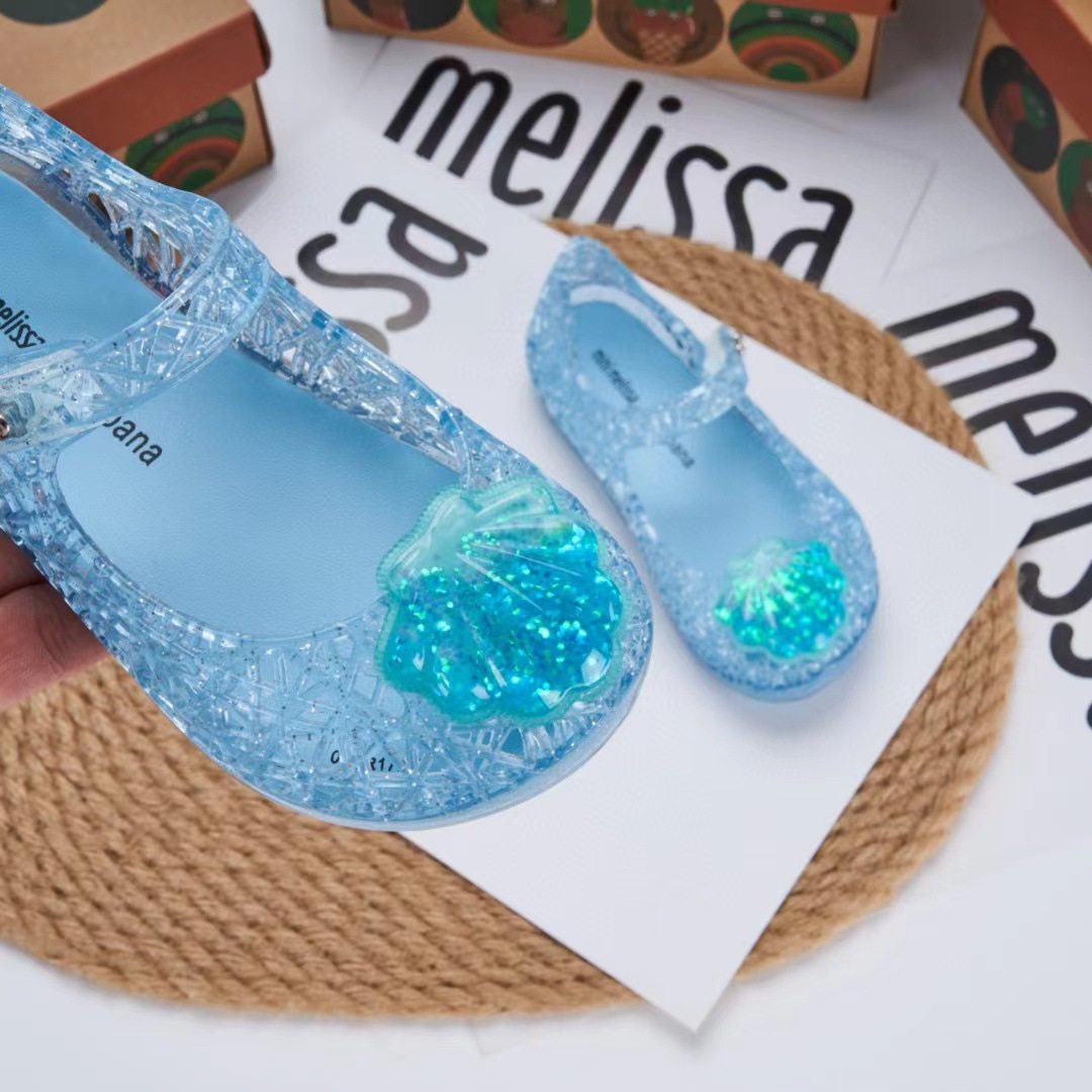 2024夏季女童凉鞋公主果冻鞋软底贝壳洞洞鞋女孩儿宝宝香香沙滩鞋,淘宝优惠券,粉丝福利购,淘宝优惠卷