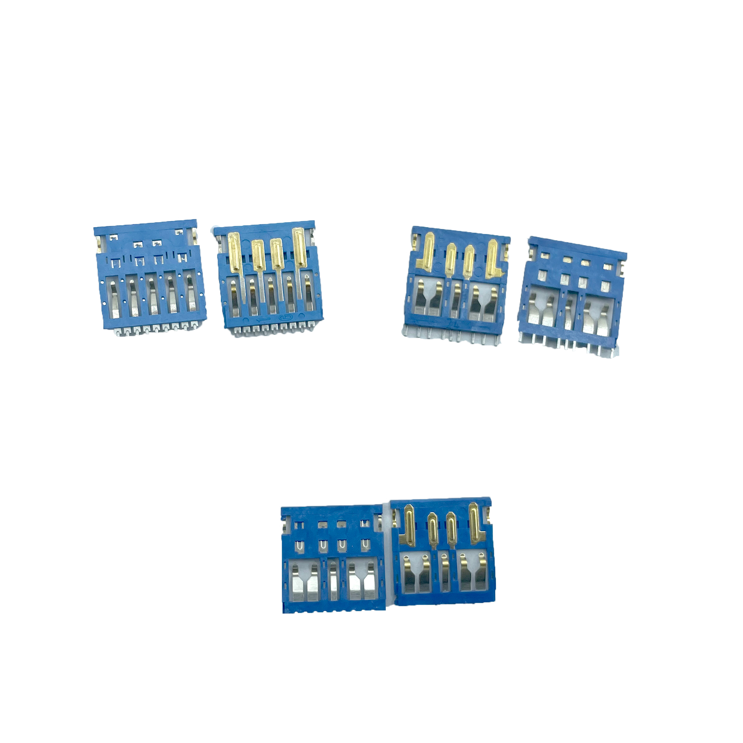 UDP黑胶体3.0超簿片USB头9p三款蓝色贴片防水U盘维修更换改装 - 图3