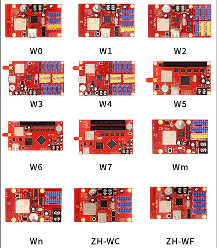 LED显示屏控制卡中航无线Wifi卡ZH-Wn室外广告滚动屏WmWCW0W2W3W4 - 图1
