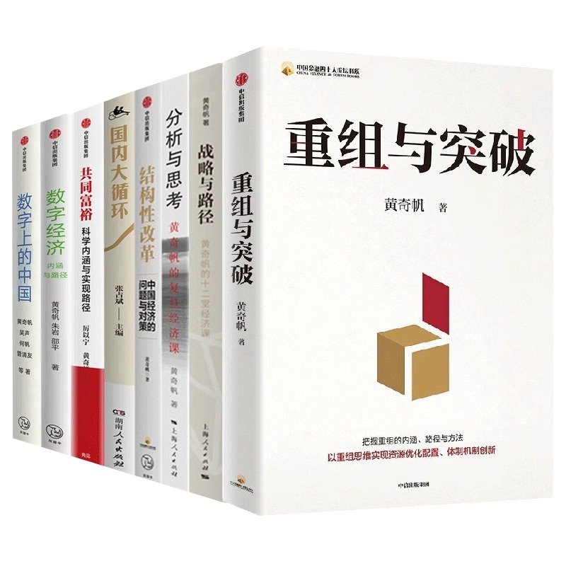 8册任选】黄奇帆的复旦经济课 分析与思考+结构性改革+战略性与路径+共同富裕+国内大循环关于中国经济的讲座合集 - 图3