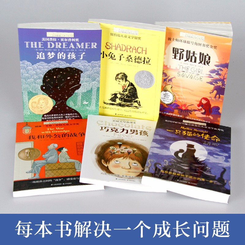 长青藤国际大奖小说书系 第九辑 全6册 儿童文学三四五六年级小学生课外阅读学校推荐 追梦的孩子巧克力男孩 一只猫的使命野姑娘