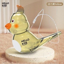 It can be added water with small birdie whistle children creative waterfowl blow up toy mouth muscle pronunciation training water injection whistle puzzle