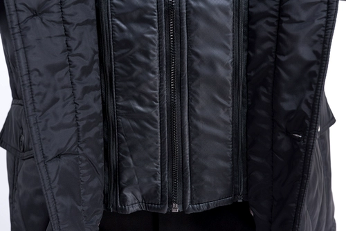 Зимний удерживающий тепло пуховик, куртка с молнией