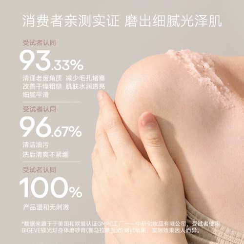 BIGEVE张大奕喜马拉雅芳香身体磨砂膏沐浴去角质全身清洁保湿嫩肤 - 图1