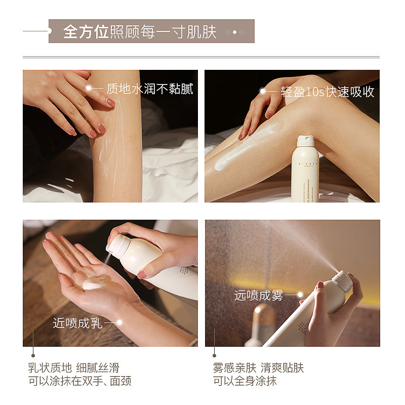 bigeve张大奕一喷即化的喷雾身体乳 BIG EVE BEAUTY张大奕身体乳/霜