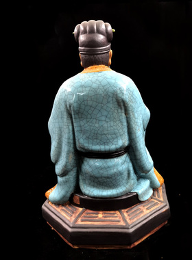 石湾公仔诸葛亮三国人物工艺品
