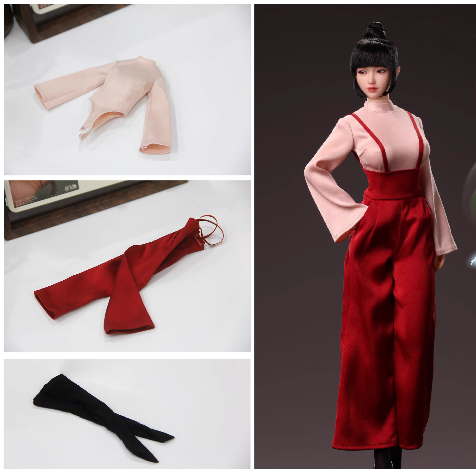 i8toys 1/6 小纯 可动眼女兵人头雕 I8-H005 服装配件包 现货 - 图0