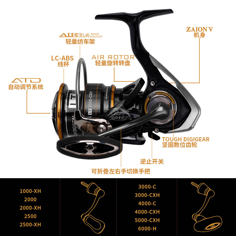 daiwa 达瓦 LEGALIS LT 斜口远投路亚纺车轮微物马口路亚轮渔线轮 - 图1