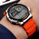 Casio men's small square sports watch