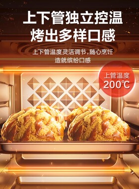 苏泊尔20L电烤箱家用小型烤箱空气炸锅一体蒸汽嫩炸烧烤烘焙干果