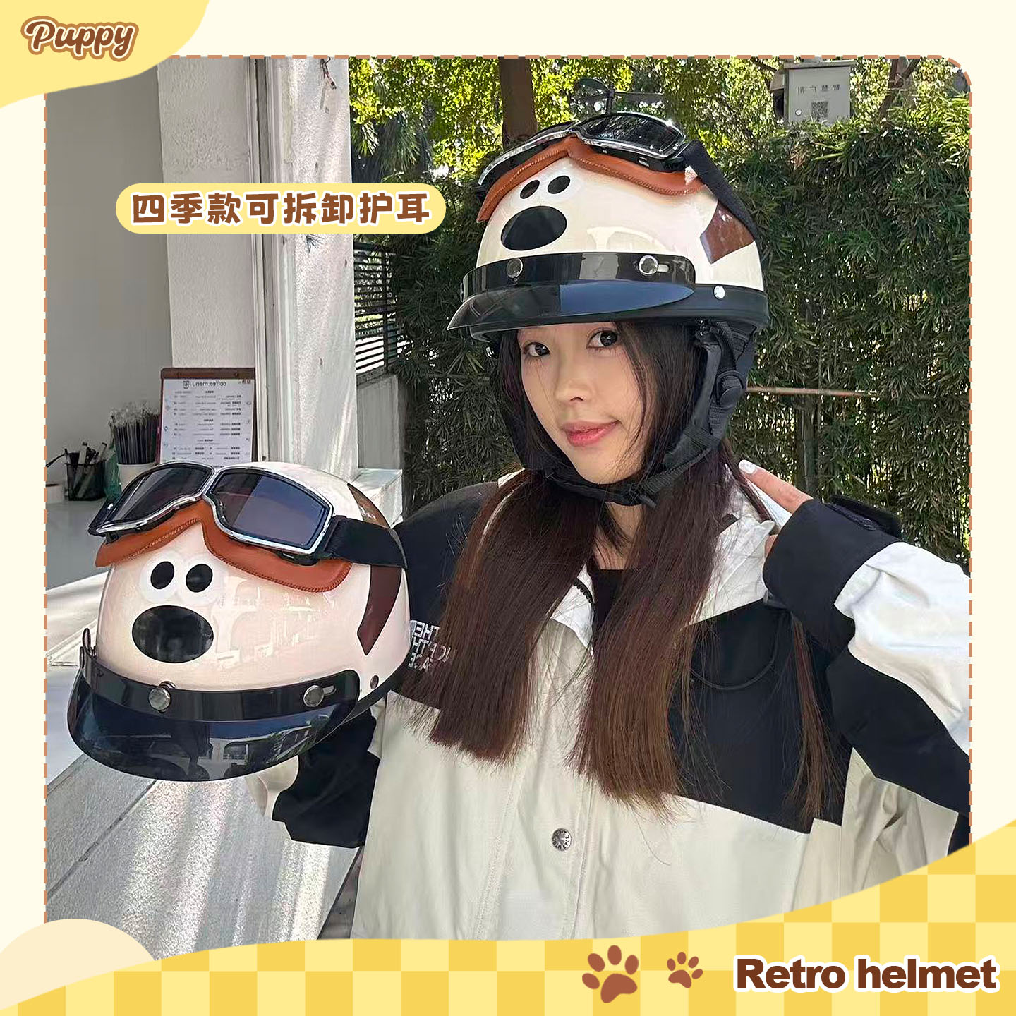 3c certified dog helmet half helmet electric vehicle safety helmet