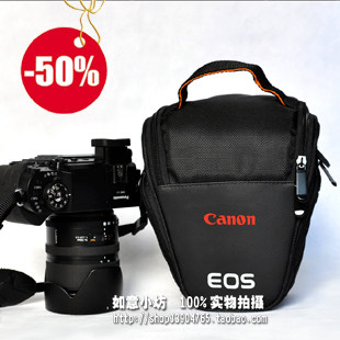 佳能单反相机包800D100D750D200DII1500D3000D单反包三角包腰包 - 图0