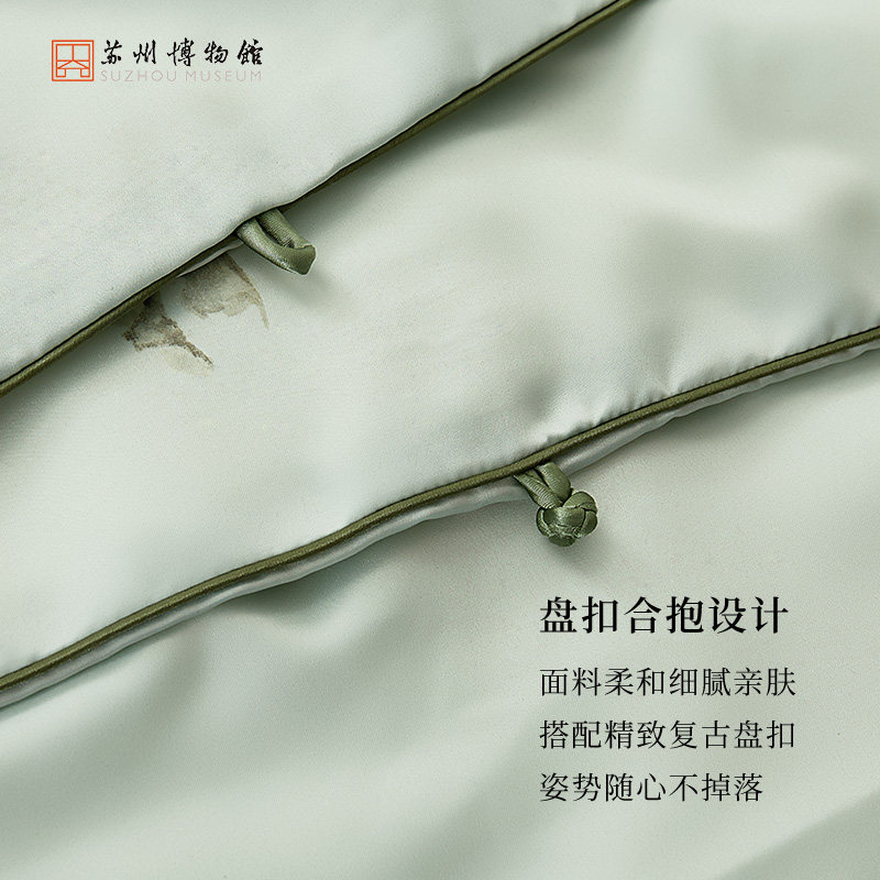 苏州博物馆礼物蚕丝被山色空濛四季填充真丝乔迁礼物文创伴手礼