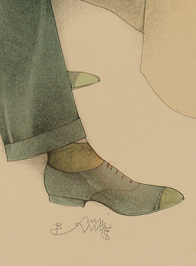 阿斯蒙迪布鲁尼进口欧式客厅版画
