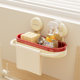 Creamy kitchen drain storage rack