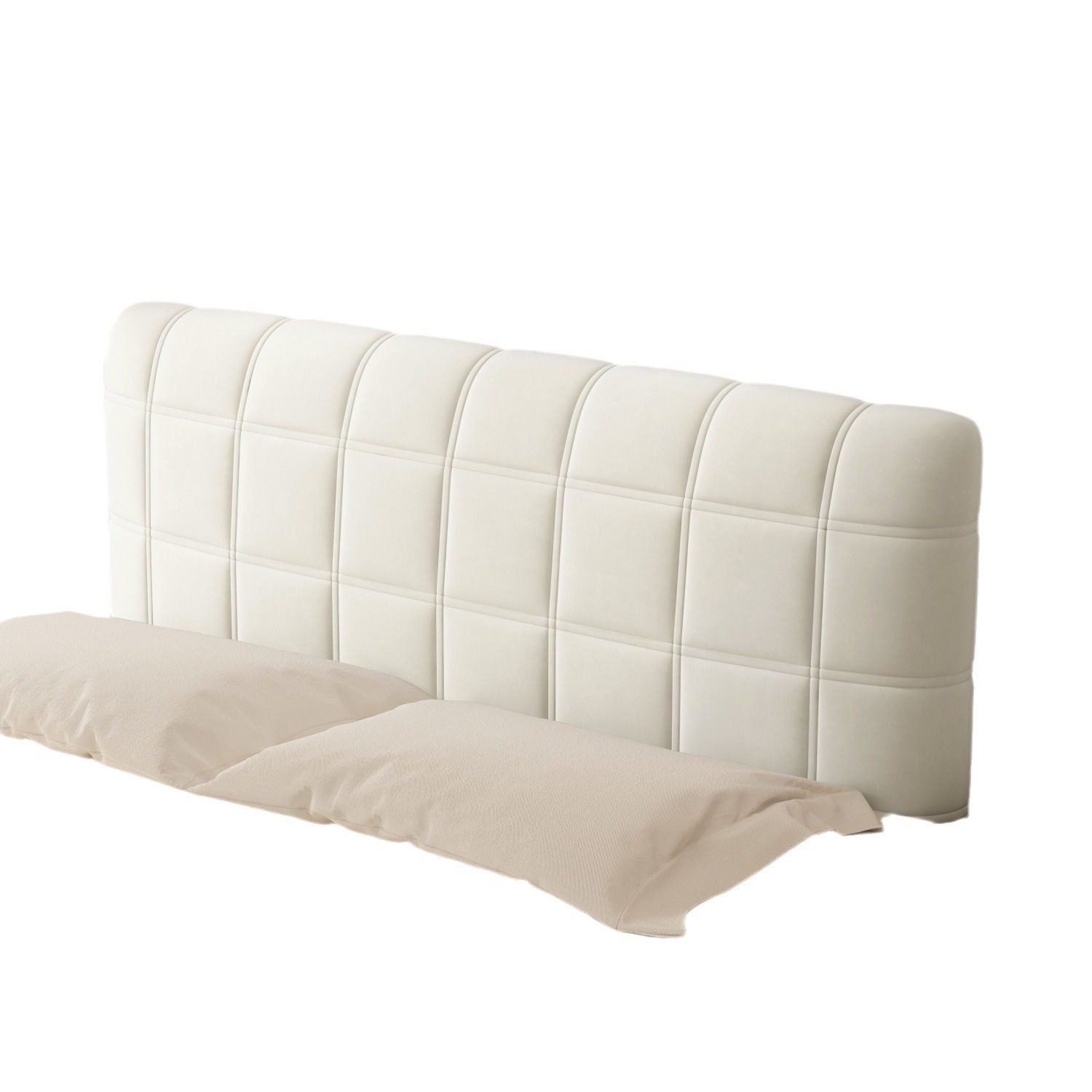 2025新款奶油风可拆洗全包床头套罩弹力防尘罩通用床头罩靠背靠垫,淘宝优惠券,粉丝福利购,淘宝优惠卷