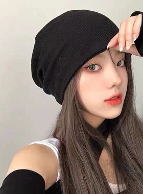 包头帽子男女春秋天套头帽保暖帽