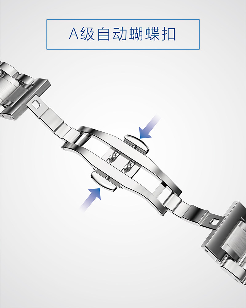 华为gt2钢带精钢表链手环荣耀表带 港喆福手表配件