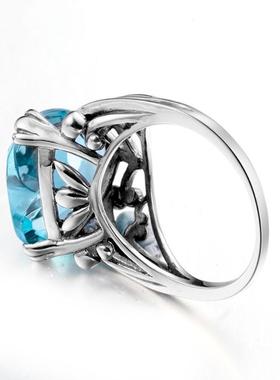 臻荣ebay热卖创意托帕石海蓝色