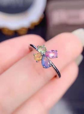 新款引流福利品彩色碧玺戒指