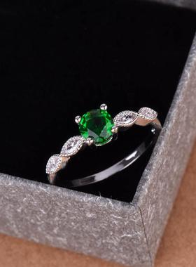 臻荣wish热卖新款镶嵌蓝色托帕石